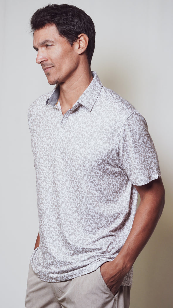 Seaside Print Polo