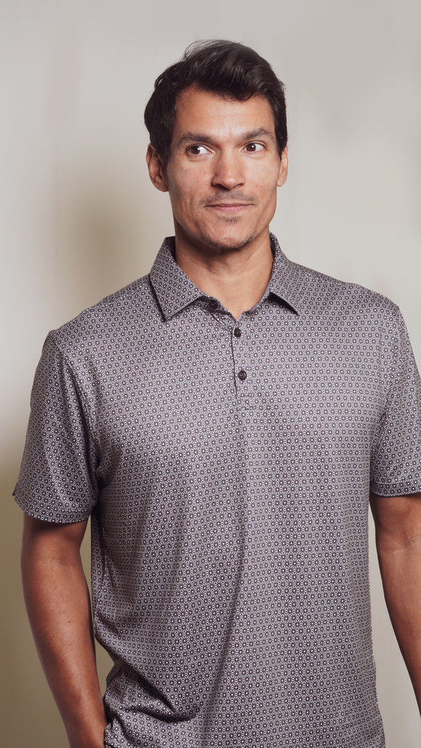 Seaside Print Polo