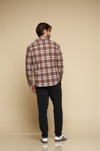 Nazare Ranch - Men's Button Front Long Sleeve Flannel