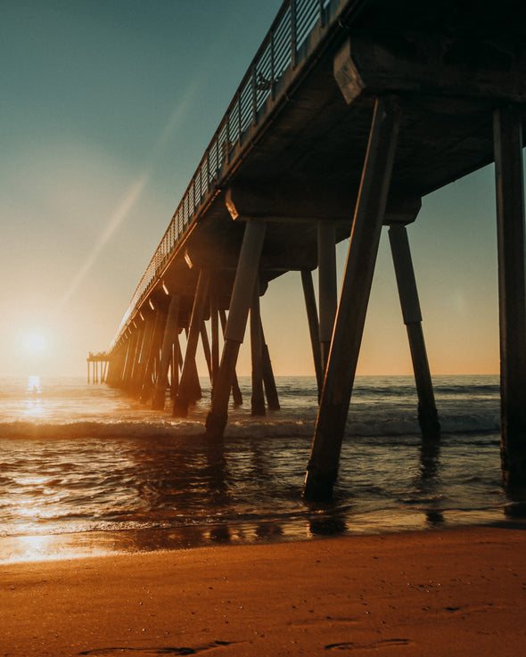 Pier on California Ocean