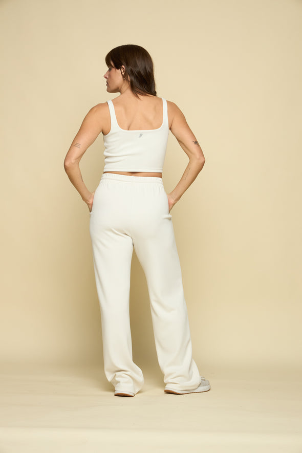 Later On Rib Crop Tank