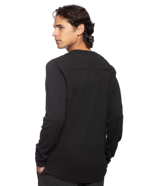 Cove LS Henley Phantom Black