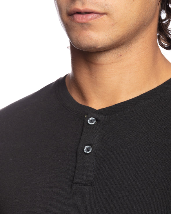 Cove LS Henley Phantom Black