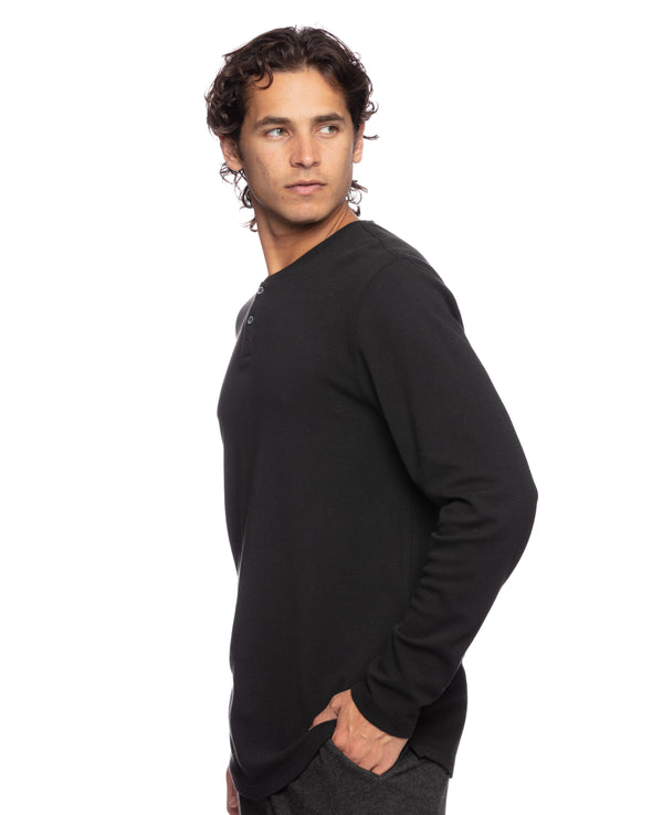 Cove LS Henley Phantom Black