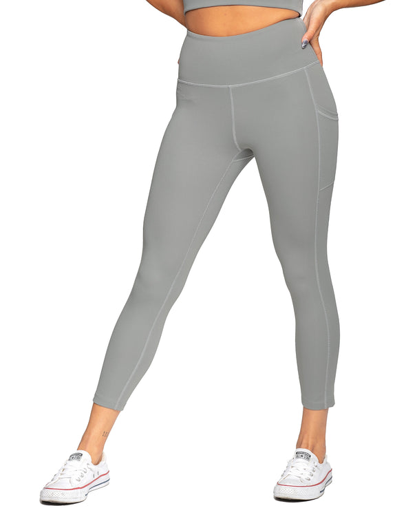 Laurel/Mercer Ankle Yoga Pants Grey Skies