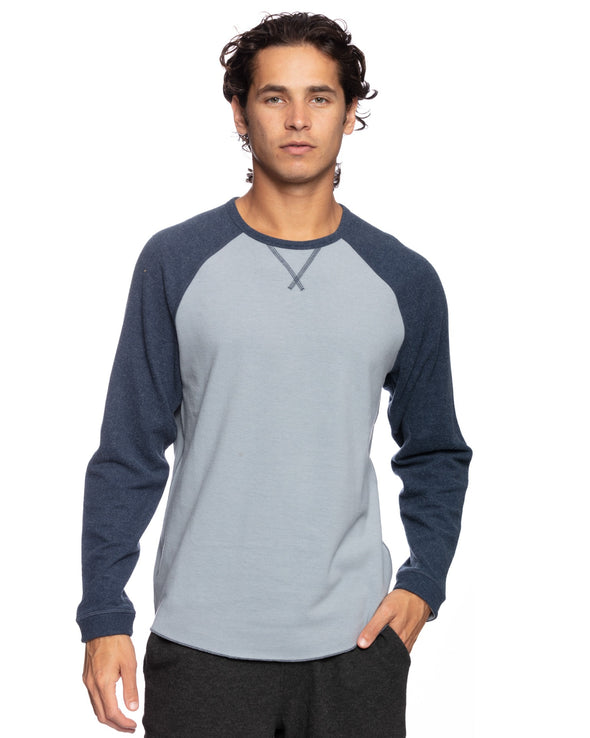 Andy Fleece Reversible Crew Atlantic Navy
