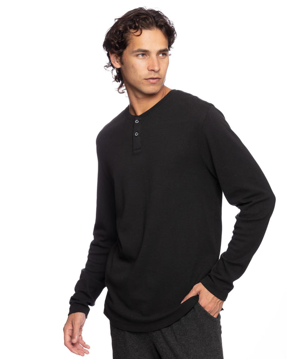 Cove LS Henley Phantom Black