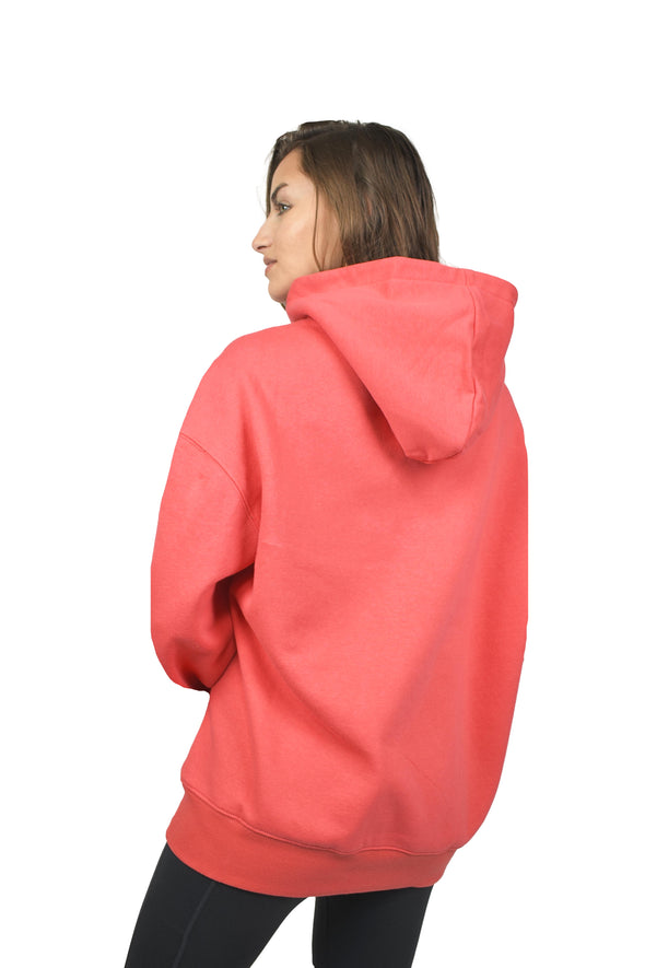 Kelly Boyfriend Oversized Hoodie Red Sea