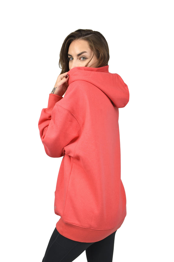 Kelly Boyfriend Oversized Hoodie Red Sea