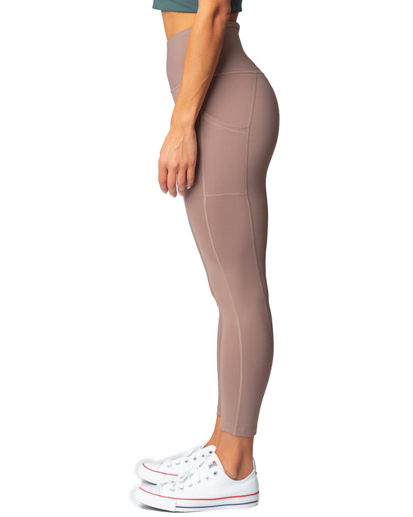 Laurel/Mercer Ankle Yoga Pants Deep Taupe