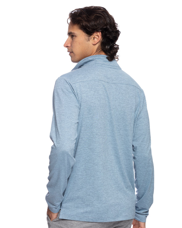 Sand Section 1/4 Zip Morning Sky