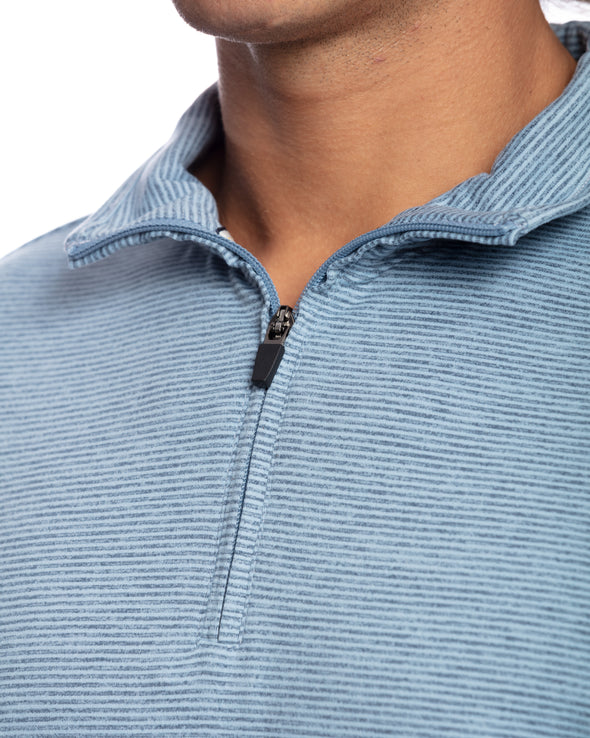 Sand Section 1/4 Zip Morning Sky